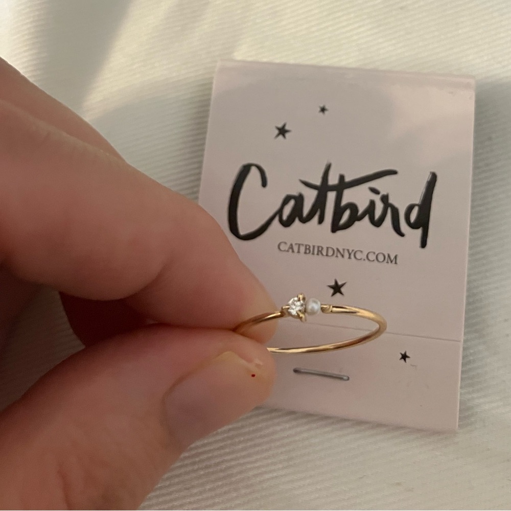 Catbird Dewdrop Ring [NWOT]